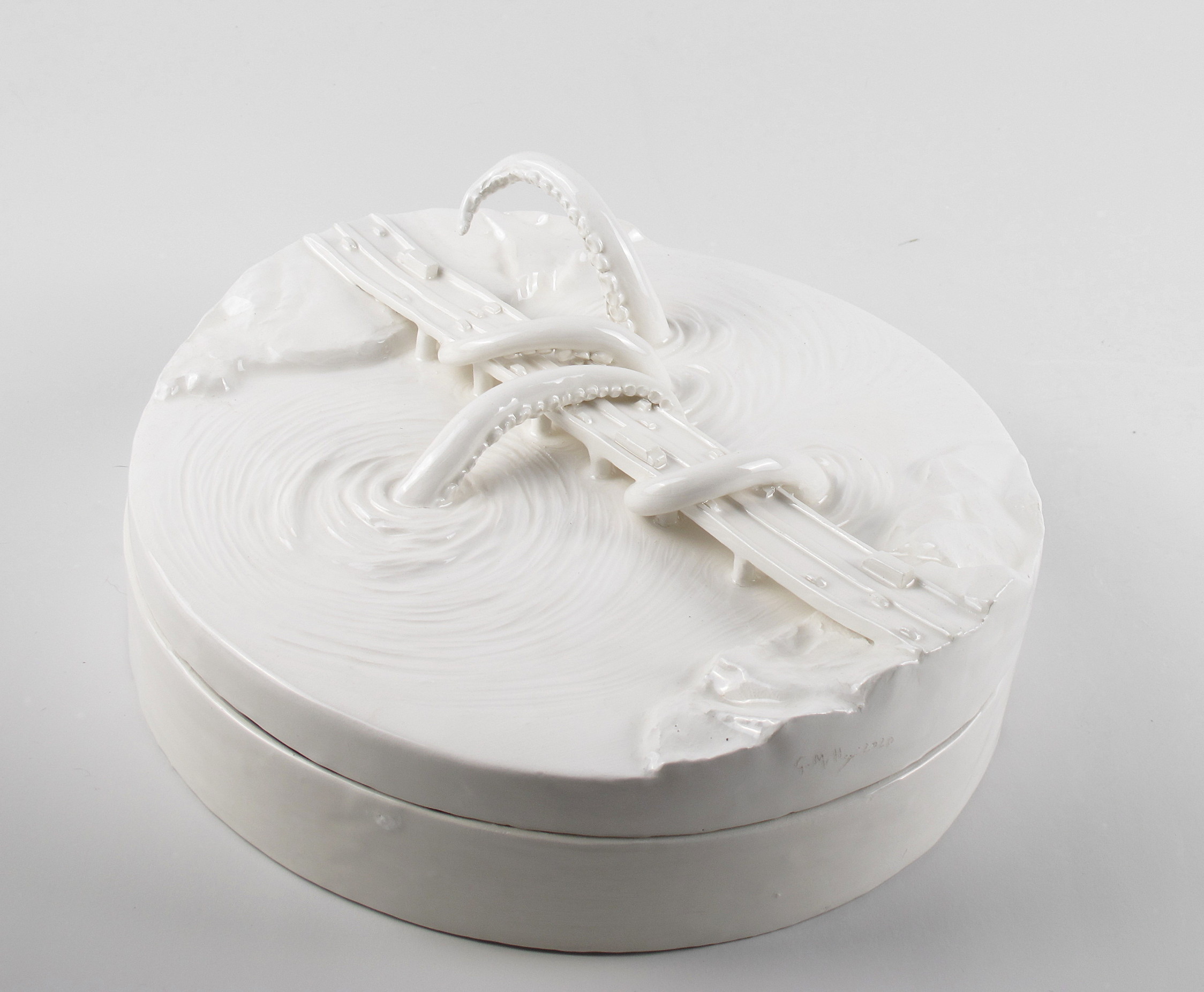 there's something in the water Gabriele Mallegni 2020 white glazed ceramic